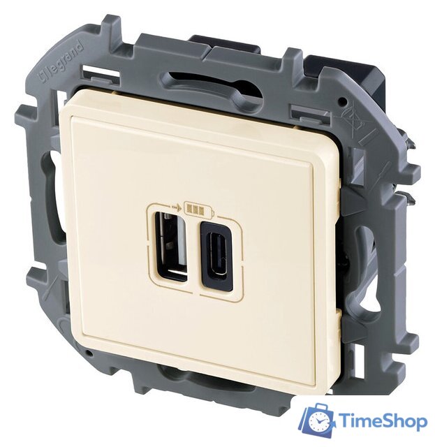 Розетка USB Legrand Inspiria 673761 - Изображение №3 — Интернет-магазин Time-Shop