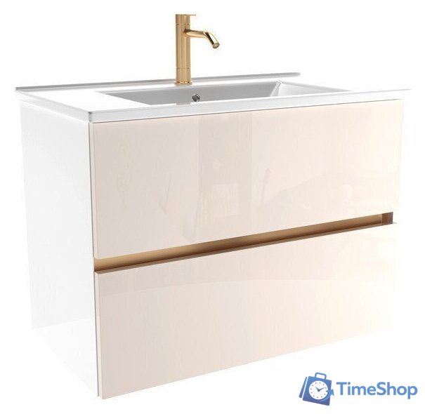  ЗОВ Тумба с умывальником Лира 100 L100MW0MTGVG-OL100 (тальк) - Изображение №1 — Интернет-магазин Time-Shop