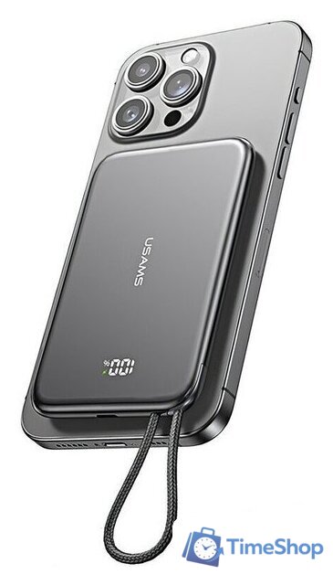 Внешний аккумулятор Usams CD227 5000mAh (темно-серый) - Изображение №3 — Интернет-магазин Time-Shop