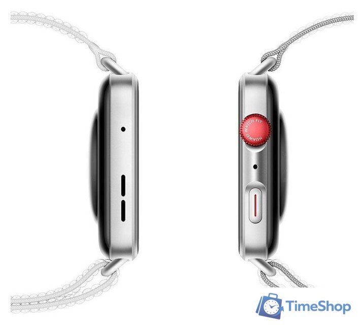 Умные часы Huawei Watch FIT 4 (серебристый, с серым нейлоновым ремешком, международная версия) - Изображение №4 — Интернет-магазин Time-Shop