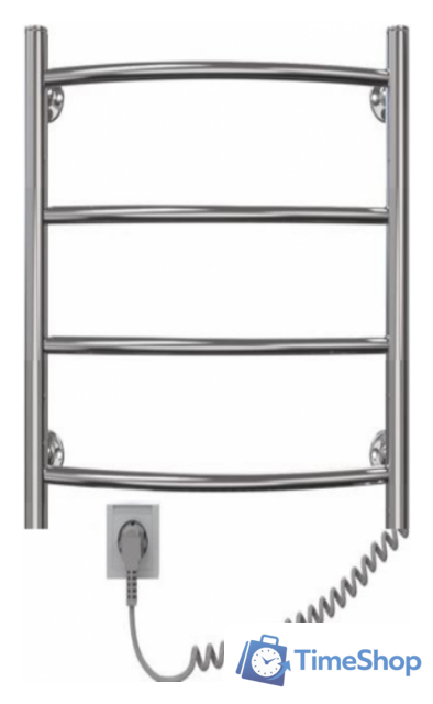 Полотенцесушитель Granula Классик 40x60 D32 с кнопкой (левый) - Изображение №1 — Интернет-магазин Time-Shop