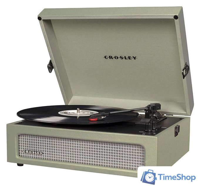 Виниловый проигрыватель Crosley Voyager Sage - Изображение №2 — Интернет-магазин Time-Shop