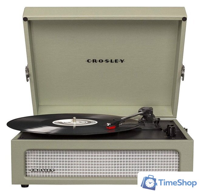 Виниловый проигрыватель Crosley Voyager Sage - Изображение №1 — Интернет-магазин Time-Shop