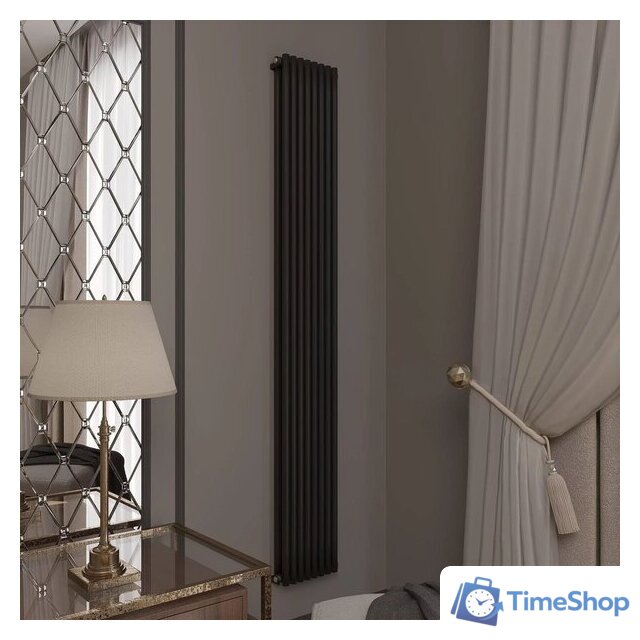 Дизайн-радиатор Faberg Garmonia 2/25 (8 секций, черный матовый RAL-9005) - Изображение №1 — Интернет-магазин Time-Shop