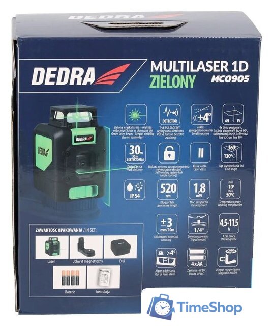 Лазерный нивелир Dedra MC0905 - Изображение №13 — Интернет-магазин Time-Shop
