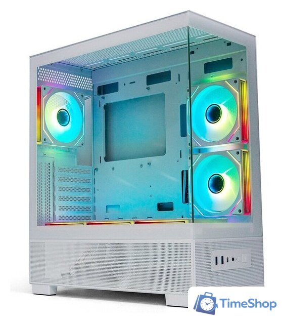 Корпус XASTRA Q500 6ARGB-C10-UC (белый) - Изображение №4 — Интернет-магазин Time-Shop