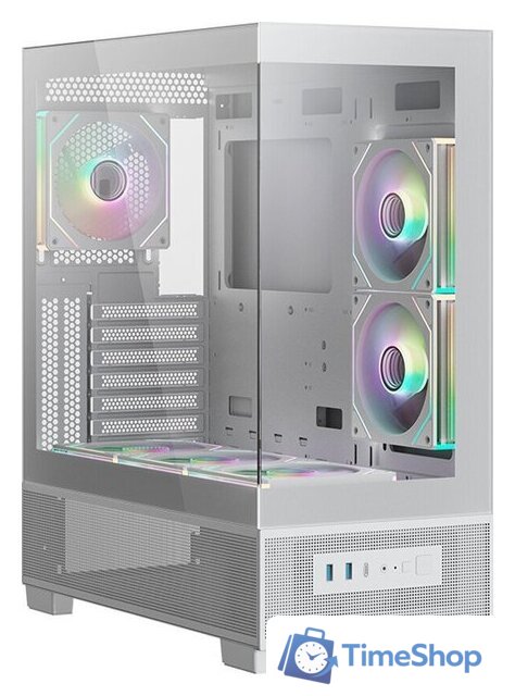 Корпус XASTRA Q500 6ARGB-C10-UC (белый) - Изображение №1 — Интернет-магазин Time-Shop