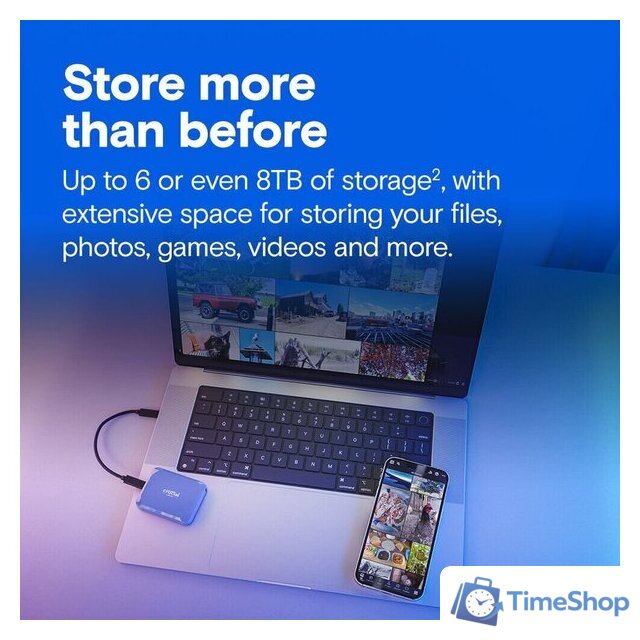 Внешний накопитель Crucial X10 4TB CT4000X10SSD9 - Изображение №2 — Интернет-магазин Time-Shop