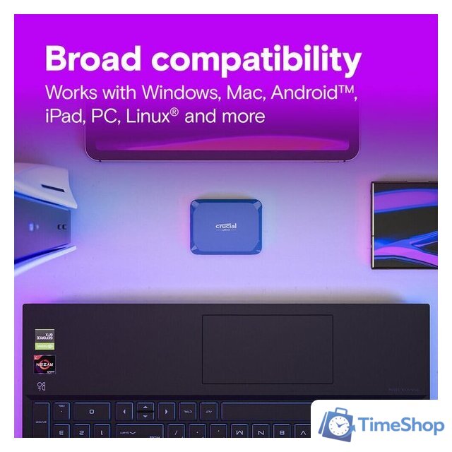 Внешний накопитель Crucial X10 4TB CT4000X10SSD9 - Изображение №3 — Интернет-магазин Time-Shop