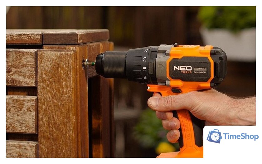 Ударная дрель-шуруповерт NEO 04-616 (без АКБ) - Изображение №8 — Интернет-магазин Time-Shop