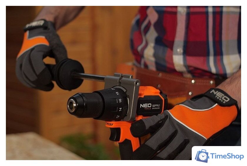 Ударная дрель-шуруповерт NEO 04-616 (без АКБ) - Изображение №9 — Интернет-магазин Time-Shop