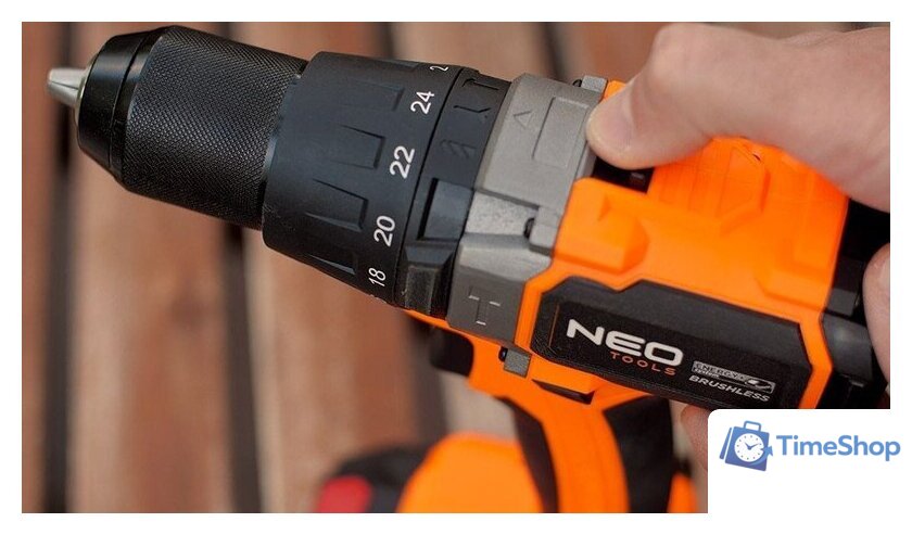Ударная дрель-шуруповерт NEO 04-616 (без АКБ) - Изображение №24 — Интернет-магазин Time-Shop