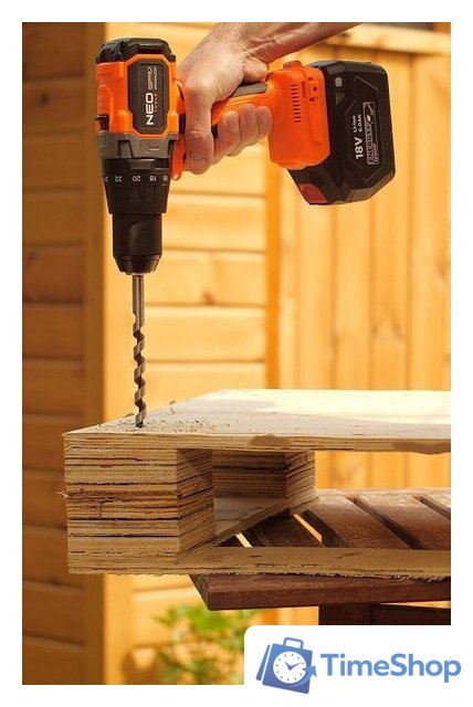 Ударная дрель-шуруповерт NEO 04-616 (без АКБ) - Изображение №17 — Интернет-магазин Time-Shop