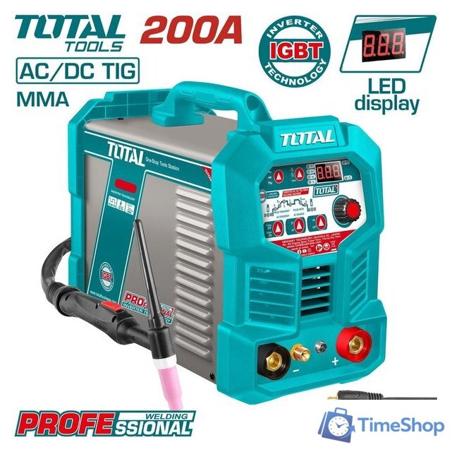 Сварочный инвертор Total TIGACDC20068 - Изображение №1 — Интернет-магазин Time-Shop