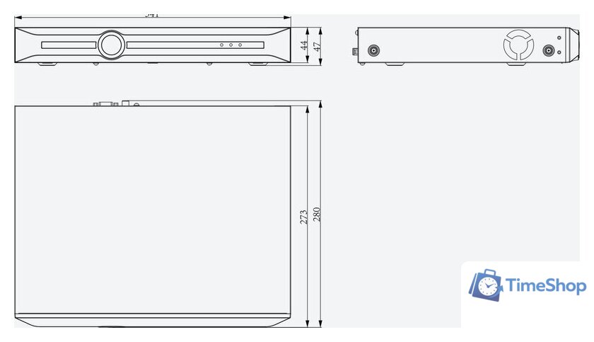 Сетевой видеорегистратор Tiandy TC-R3220 4HA - Изображение №4 — Интернет-магазин Time-Shop