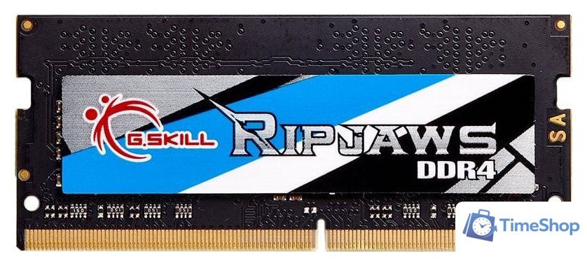Оперативная память G.Skill Ripjaws 8GB DDR4 SODIMM PC4-25600 F4-3200C22S-8GRS - Изображение №1 — Интернет-магазин Time-Shop