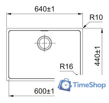 Кухонная мойка Franke FEX 210-60 127.0688.783 (стальной) - Изображение №3 — Интернет-магазин Time-Shop
