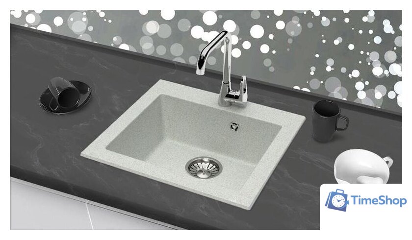 Кухонная мойка Berge BR-4803 (серый матовый) - Изображение №2 — Интернет-магазин Time-Shop