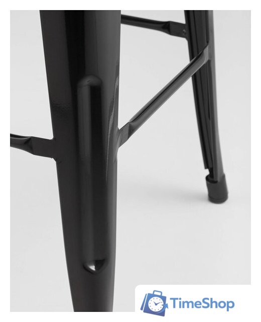 Стул Stool Group Tolix Wood со спинкой YD-H765E-W LG-01 (черный глянцевый/темное дерево) - Изображение №9 — Интернет-магазин Time-Shop