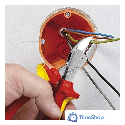 Кусачки боковые (бокорезы) Knipex 7306160 - Изображение №3 — Интернет-магазин Time-Shop