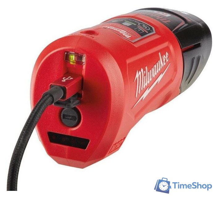Зарядное устройство Milwaukee M12TC 4932459450 (12В) - Изображение №4 — Интернет-магазин Time-Shop