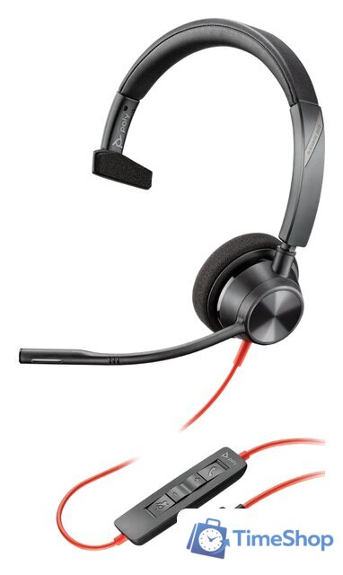 Офисная гарнитура Plantronics Blackwire 3310 MS USB-A - Изображение №1 — Интернет-магазин Time-Shop