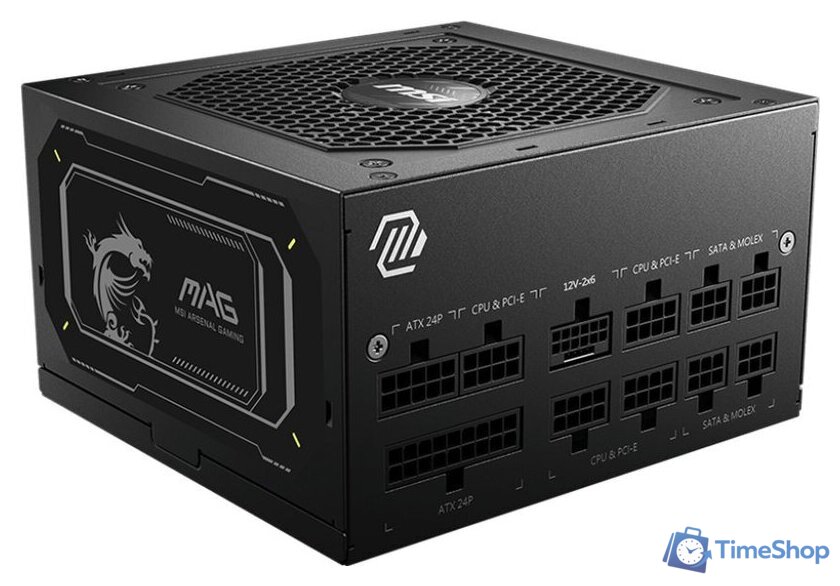 Блок питания MSI MAG A850GL PCIE5 II - Изображение №1 — Интернет-магазин Time-Shop