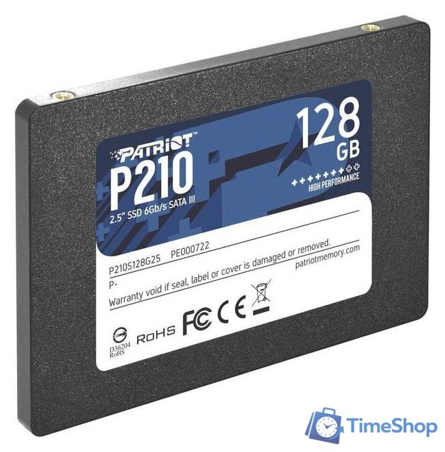 SSD Patriot P210 128GB P210S128G25 - Изображение №3 — Интернет-магазин Time-Shop