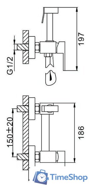 Гигиенический душ Splenka S98.51 - Изображение №3 — Интернет-магазин Time-Shop