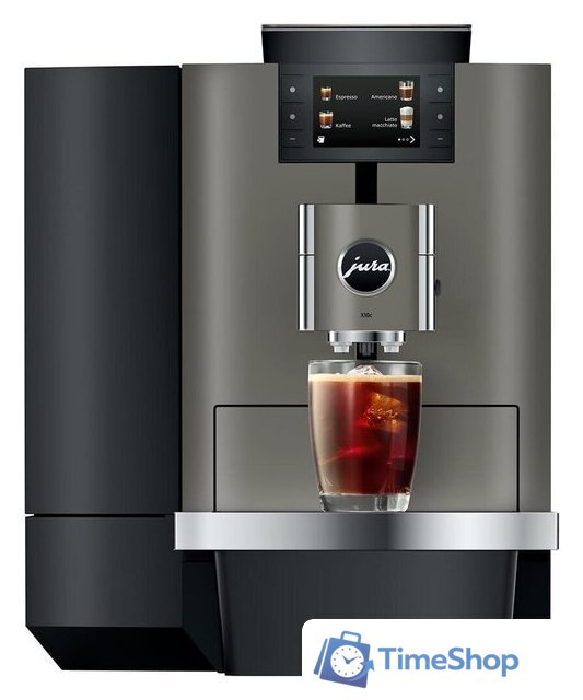 Кофемашина JURA X10c Dark Inox EA 15624 (темная сталь) - Изображение №1 — Интернет-магазин Time-Shop