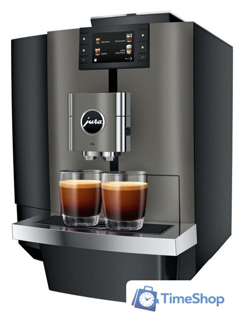 Кофемашина JURA X10c Dark Inox EA 15624 (темная сталь) - Изображение №2 — Интернет-магазин Time-Shop