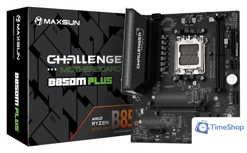 Материнская плата Maxsun Challenger B850M Plus WiFi - Изображение №4 — Интернет-магазин Time-Shop