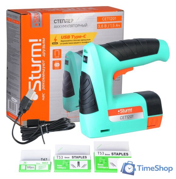 Степлер Sturm CET1201 - Изображение №1 — Интернет-магазин Time-Shop