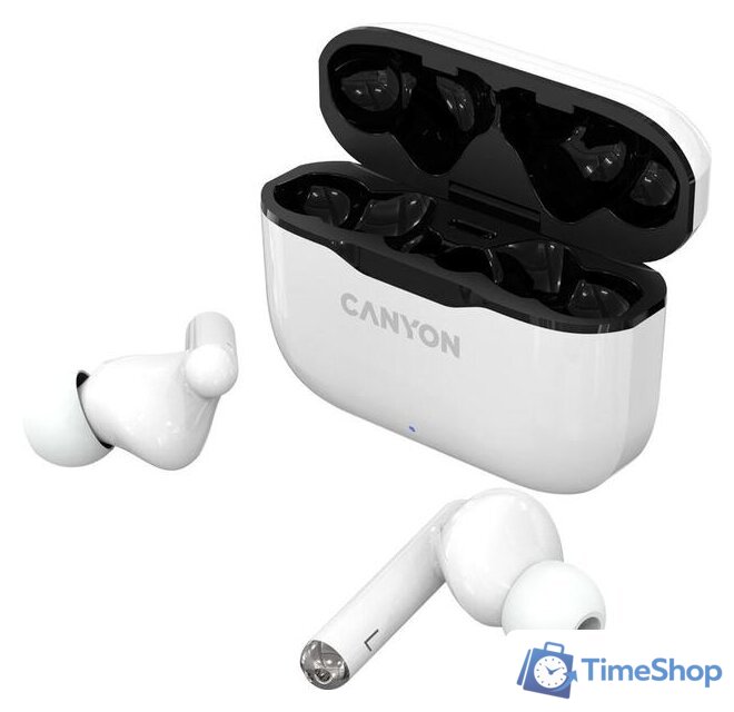 Наушники Canyon TWS-3 (белый) - Изображение №1 — Интернет-магазин Time-Shop