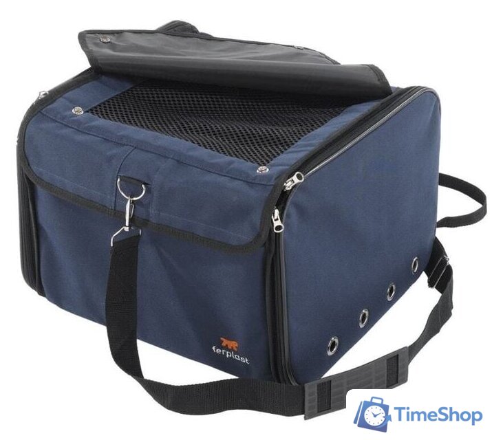 Переноска Ferplast Arca 85727099 (синий) - Изображение №1 — Интернет-магазин Time-Shop