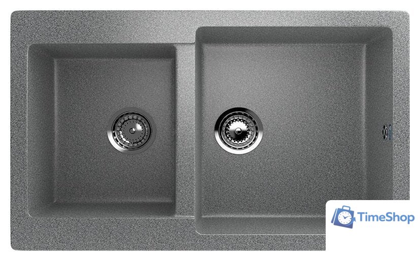 Кухонная мойка Ulgran U-505 (темно-серый) - Изображение №1 — Интернет-магазин Time-Shop