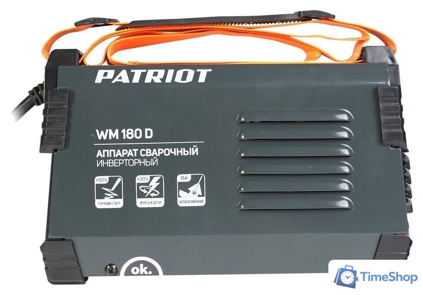 Сварочный инвертор Patriot WM 180D - Изображение №4 — Интернет-магазин Time-Shop
