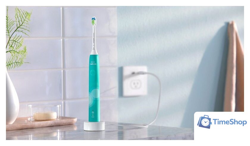 Электрическая зубная щетка Philips Sonicare 4100 HX3689/43 - Изображение №6 — Интернет-магазин Time-Shop