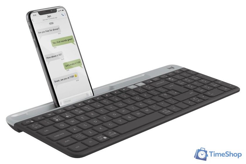 Клавиатура Logitech K580 Slim 920-009208 (графитовый) - Изображение №2 — Интернет-магазин Time-Shop
