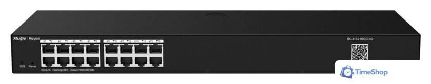 Настраиваемый коммутатор Ruijie Networks RG-ES216GC - Изображение №1 — Интернет-магазин Time-Shop