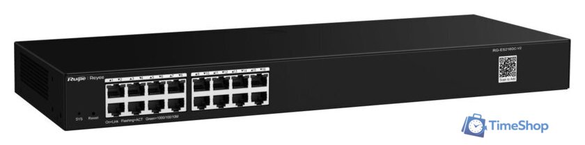 Настраиваемый коммутатор Ruijie Networks RG-ES216GC - Изображение №3 — Интернет-магазин Time-Shop