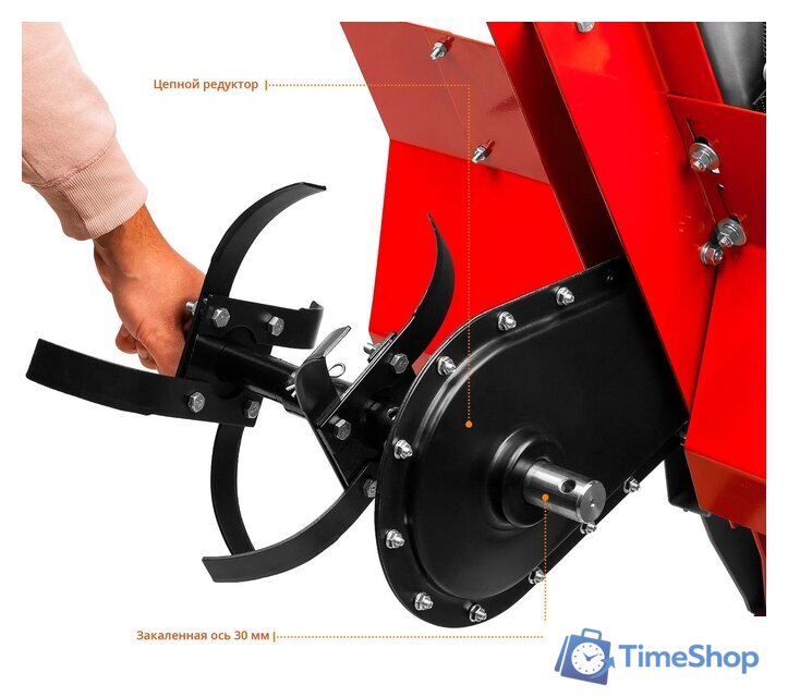 Мотокультиватор бензиновый Зубр МКТ-170 - Изображение №7 — Интернет-магазин Time-Shop