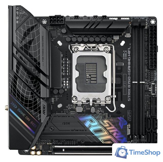 Материнская плата ASUS ROG Strix B760-I Gaming WiFi - Изображение №1 — Интернет-магазин Time-Shop