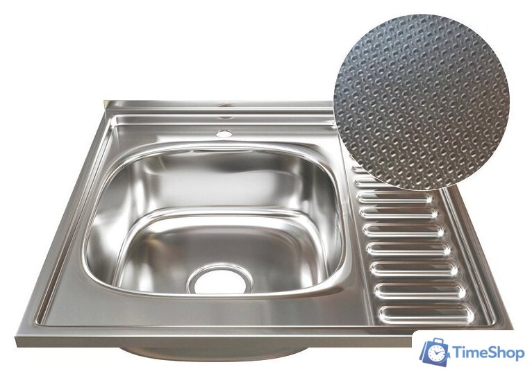 Кухонная мойка Mixline L 555230 (с сифоном) - Изображение №1 — Интернет-магазин Time-Shop