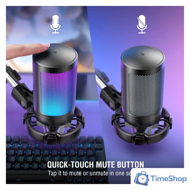 Проводной микрофон FIFINE A6T (черный) - Изображение №2 — Интернет-магазин Time-Shop