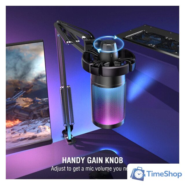 Проводной микрофон FIFINE A6T (черный) - Изображение №4 — Интернет-магазин Time-Shop