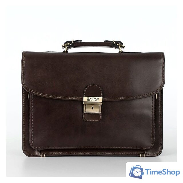 Мужская сумка Francesco Molinary 513-31008-003-DBW - Изображение №1 — Интернет-магазин Time-Shop
