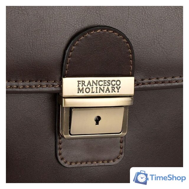 Мужская сумка Francesco Molinary 513-31008-003-DBW - Изображение №6 — Интернет-магазин Time-Shop