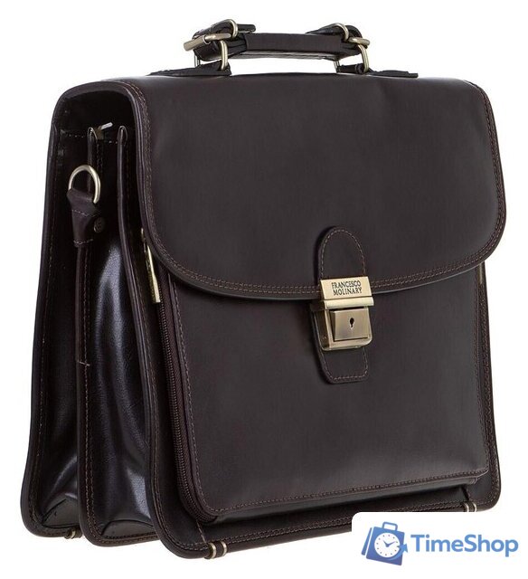 Мужская сумка Francesco Molinary 513-31008-003-DBW - Изображение №2 — Интернет-магазин Time-Shop