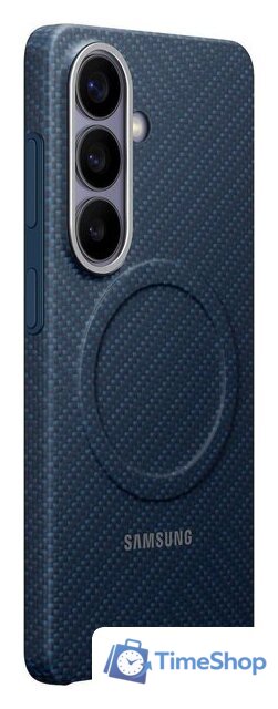 Чехол для телефона Samsung Carbon Magnet Case для Samsung Galaxy S26 (темно-синий) - Изображение №4 — Интернет-магазин Time-Shop